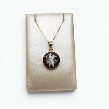 Argento 925 - Ketting met hanger - schelpencamee