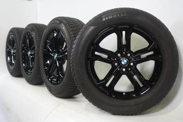 BMW X3 X4 G01 G02 688 18 inch velgen Pirelli Winterbanden Or, 18 inch, Gebruikt, Velg(en), Winterbanden
