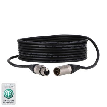 Devine XLR microfoon/signaalkabel met Neutrik-connectoren 5m, Verzenden, Nieuw