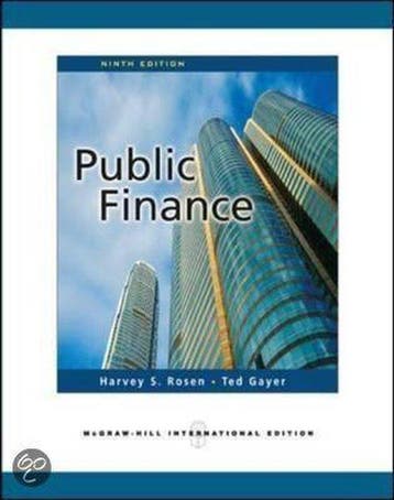 Public Finance - Harvey S. Rosen 9780071267885, Verzenden, Gelezen, Harvey S. Rosen
