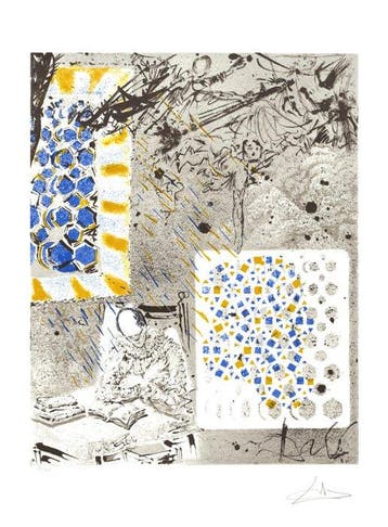 Salvador Dali (1904-1989) - Rêverie de Don Quichotte