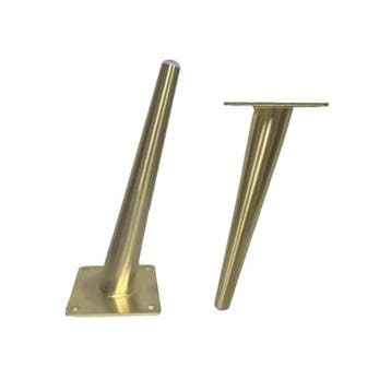 Schuin stalen pootje 20cm messing, Huis en Inrichting, Kasten | Overige, Ophalen of Verzenden, Nieuw