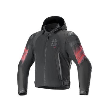 Alpinestars Zaca Air Venom WP Jas Zwart Helderrood, Motoren, Nieuw met kaartje, Jas | textiel, Alpinestars, Heren