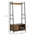 Kapstok met schoenenbank en opbergkast – multifunctioneel re, Huis en Inrichting, Woonaccessoires | Kapstokken, Verzenden, Nieuw