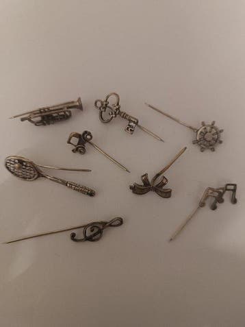 Miniatuur beeldje (8) - .800 zilver