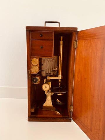 Microscoop Baker (groot model) - circa 1900 - Verenigd
