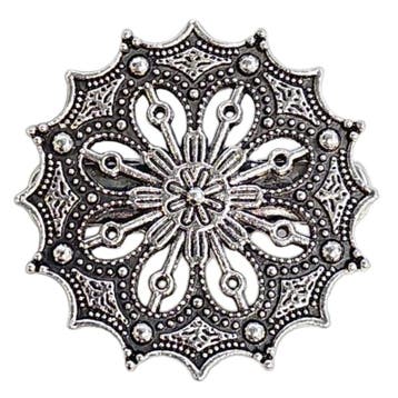 Fako Bijoux - Vestsluiting Broche Rond - Vestclip - Ster -, Verzenden, Nieuw