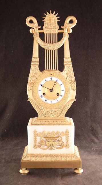 Exclusieve vuurvergulde pendules, Ophalen of Verzenden