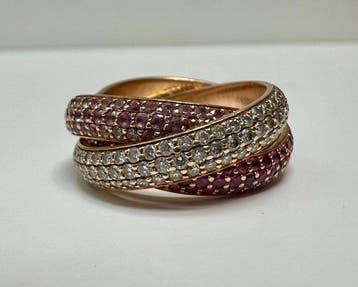 Cartier - Ring - Trinity - 18 karaat Roségoud Diamant, Sieraden, Tassen en Uiterlijk, Ringen, Nieuw