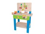 Hape Werkbank Set - 32-delig - Professionele uitstraling -, Kinderen en Baby's, Speelgoed | Overig, Verzenden, Nieuw