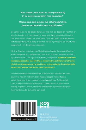 Het baby slaapboek 9789043925655 Myrthe Stapper, Verzenden, Zo goed als nieuw, Myrthe Stapper