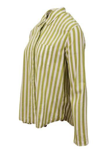 Organic Basics Blouse in maat XXS Groen, Kleding | Dames, Truien en Vesten, Organic Basics, Verzenden, Zo goed als nieuw, Groen