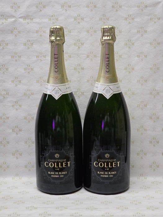 Champagne Collet, Brut Blanc De Blancs - Premier Cru -, Verzamelen, Wijnen
