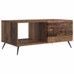 vidaXL Salontafel Oud hout 90 x 50 x 40 cm Bewerkt hout, Huis en Inrichting, Verzenden, Nieuw, 50 tot 100 cm, Minder dan 50 cm