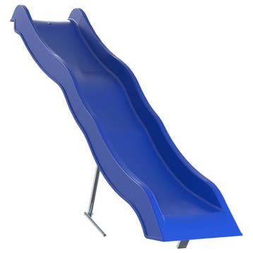 vidaXL Glijbaan 210x40 cm polypropeen blauw, Verzenden, Nieuw
