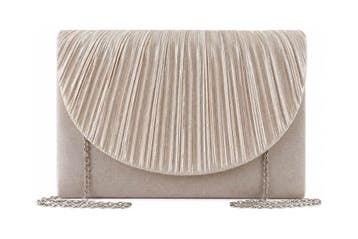 Manfield Clutch Beige, Verzenden, Zo goed als nieuw, Beige