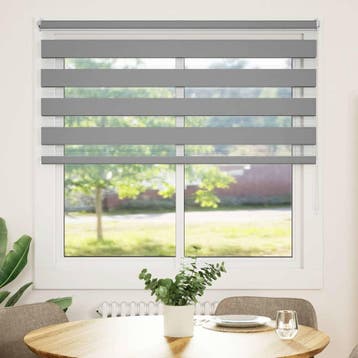 vidaXL Zebra rolgordijn 140,9 x 175 cm stofbreedte 136,7 cm, Huis en Inrichting, Stoffering | Gordijnen en Lamellen, Verzenden
