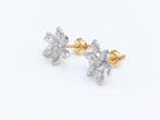 Oorbellen - 14 karaat Geel goud - 0.72ct. tw. Diamant, Nieuw