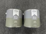 Veiling - 2x Moodpaints muurverf betonlook Army Green 2,5L, Nieuw