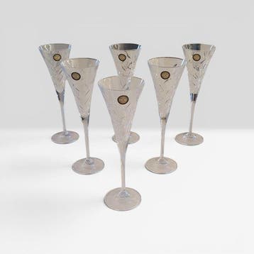 RCR - Drinkservies (15) - Kristal, Staal - IJsblokjeshouder