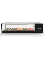 Gekoelde vitrine | Sushi | Verhard glas + LED HorecaTraders, Verzenden, Nieuw in verpakking