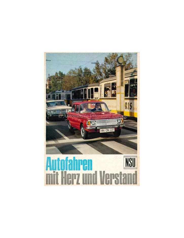 1966 NSU TYP 110 BROCHURE DUITS, Boeken, Auto's | Folders en Tijdschriften
