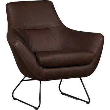 Set van 2 Leren fauteuils Fame - Rancho Brown (bruin), Huis en Inrichting, Fauteuils, Nieuw, Ophalen of Verzenden, 75 tot 100 cm