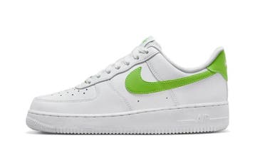 Nike Air Force 1 Low White Action Green (W), Nieuw