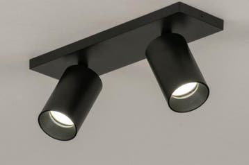 Rietveld Spots - Zwart - Metaal, Aluminium, Verzenden, Nieuw