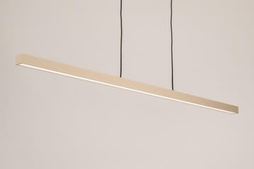 Rietveld Hanglampen - Beige, Zand - Metaal, Verzenden, Nieuw