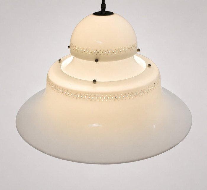 Kartell - Sergio Asti - Kroonluchter - KD14 - Polycarbonaat, Antiek en Kunst, Antiek | Lampen