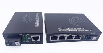 Glasvezel Media Converter Set | 20km | Retourdeal 34% Kor..., Ophalen of Verzenden, Zo goed als nieuw, Toebehoren