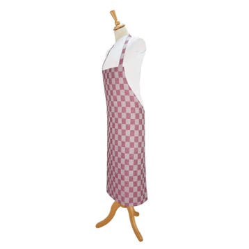 Halterschort Rood en Wit Geblokt 70x95cm 100% Katoen - Treb, Verzenden, Nieuw, Overige kleuren, Schort