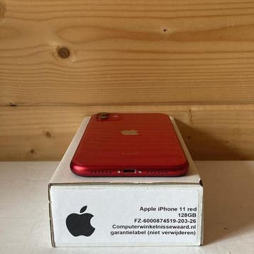 Apple IPhone 11 128GB rood + garantie, Telecommunicatie, Ophalen of Verzenden, Nieuw