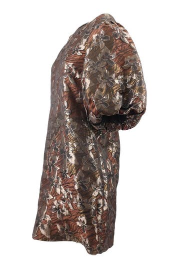 Notre-V Jurk in maat M Brons, Kleding | Dames, Notre-V, Verzenden, Zo goed als nieuw, Overige kleuren