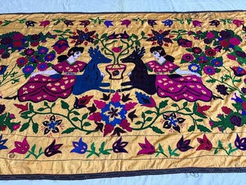 Suzane Kilim - Suzane Tapijt, Bankhoes, Bedhoes,, Nieuw