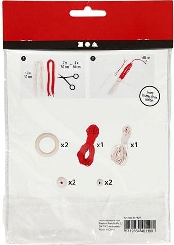 DIYkit Pakket Hobbyset Macramé Elf 14 cm set 2 stuks, Ophalen of Verzenden, Nieuw