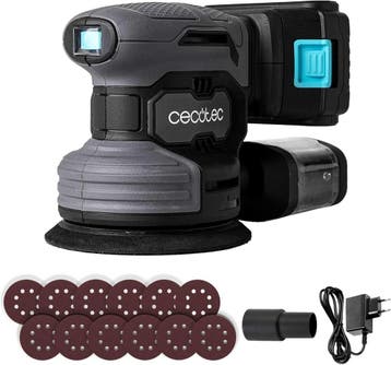 Cecotec Orbitale Schuurmachine | 21V | Tweedekansje OP=OP, Doe-het-zelf en Verbouw, Ophalen of Verzenden, Zo goed als nieuw, Minder dan 600 watt