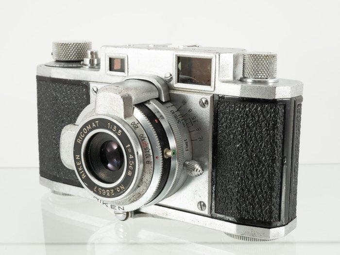 Ricoh Riken 35 with Ricomat 3,5/45mm | Meetzoeker camera, Audio, Tv en Foto, Fotocamera's Analoog