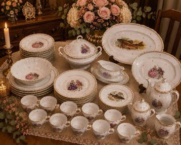 Eetservies voor 12 (97) - Porselein