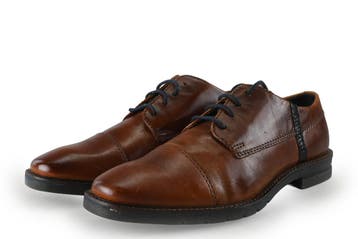 Bugatti Veterschoenen in maat 41 Cognac, Bugatti, Overige kleuren, Verzenden, Zo goed als nieuw