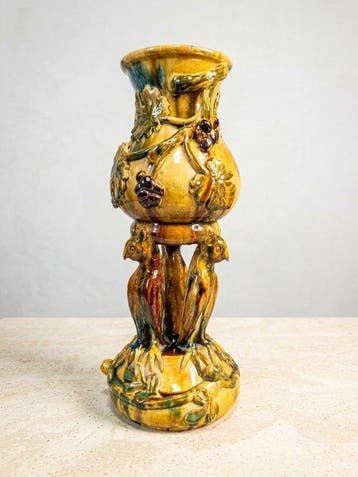 Balustervaas - Majolica - Art Nouveau