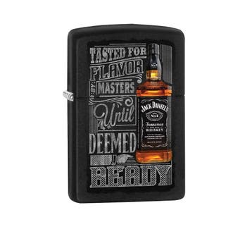 Zippo Ready Zwart Jack Daniel's, Verzenden, Nieuw, Aansteker