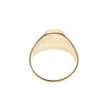 Bicolor gouden heren zegelring, Sieraden, Tassen en Uiterlijk, Ringen, Gebruikt, Overige kleuren, 20 of groter, Heer