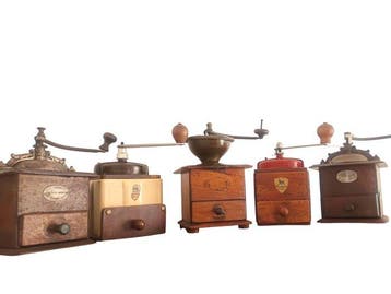 Koffiemolen (5) - Metaal, Bakeliet, Hout - Peugeot en japi, Antiek en Kunst