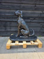 Beeld, XL Dog with Base - 72.5 cm - Gietijzer - 2026