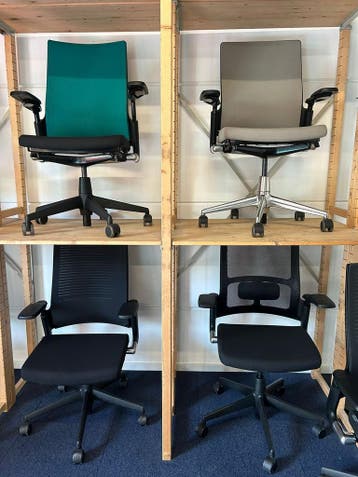 Ahrend 2020 verta en extra verta bureaustoelen Refurbished, Ophalen of Verzenden, Ergonomisch, Gebruikt, Bureaustoel