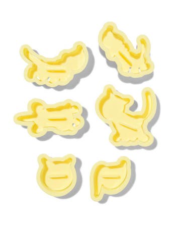 HEMA Takkie en Siepie uitsteekvormen - 6 stuks, Verzenden, Nieuw