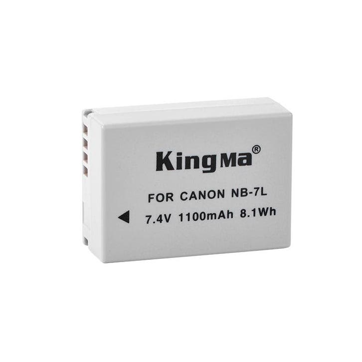 KingMa Accu voor Canon NB-7L - 1100mAh (Nieuw), Audio, Tv en Foto, Fotografie | Fotostudio en Toebehoren, Nieuw, Verzenden