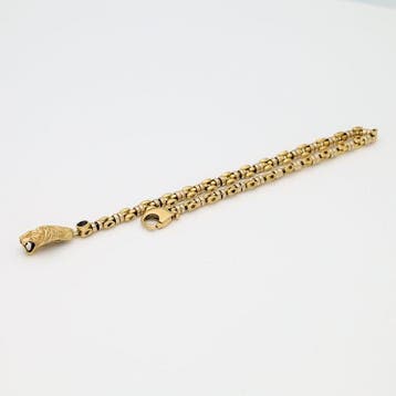 Armband - 18 karaat Geel goud, Witgoud, Sieraden, Tassen en Uiterlijk, Armbanden, Nieuw